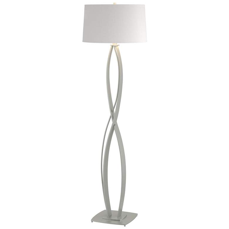Image 1 Hubbardton Forge Almost Infinity Vintage Platinum Floor Lamp