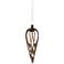 Hubbardton Forge Amulet 7 1/2" Wide Dark Smoke Mini Pendant