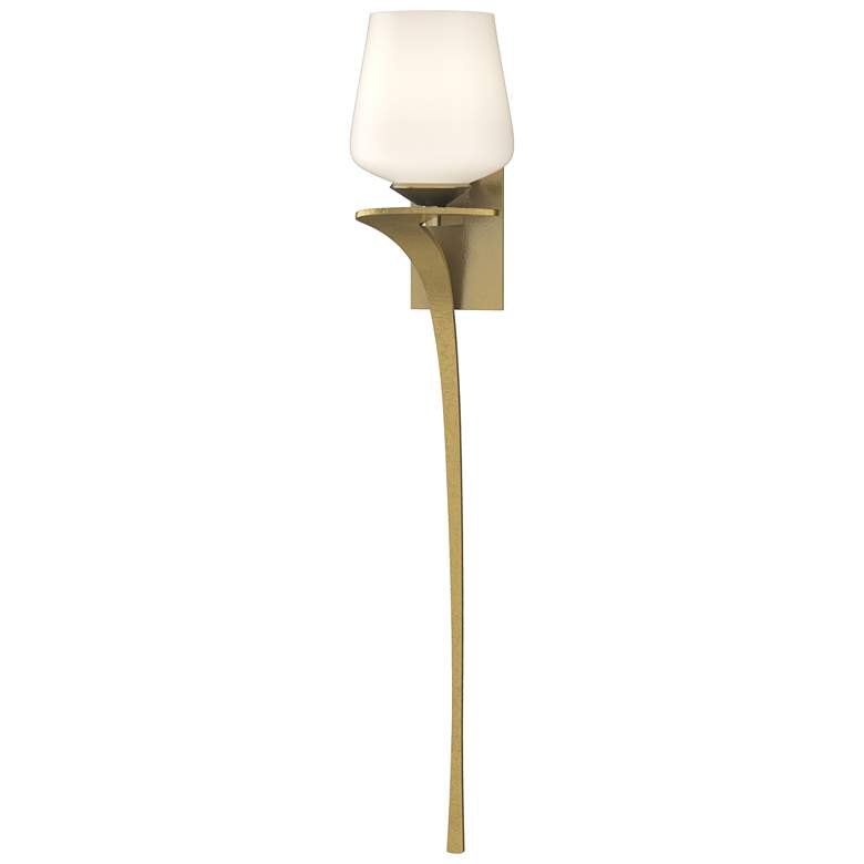 Image 1 Hubbardton Forge Antasia 26 3/4"H Modern Brass Wall Sconce