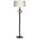 Hubbardton Forge Antasia 58.5" Flax and Oil Rubbed Bronze Floor Lamp