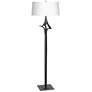 Hubbardton Forge Antasia 58.6" High Anna Shade Black Floor Lamp