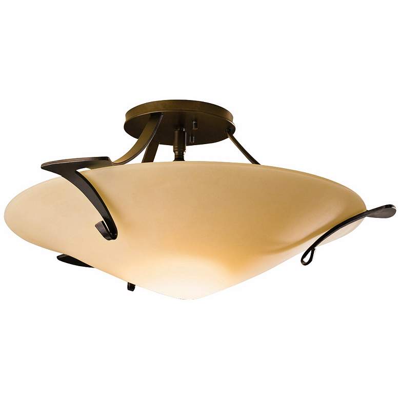 Image 2 Hubbardton Forge Antasia Sand Semiflush Ceiling Light