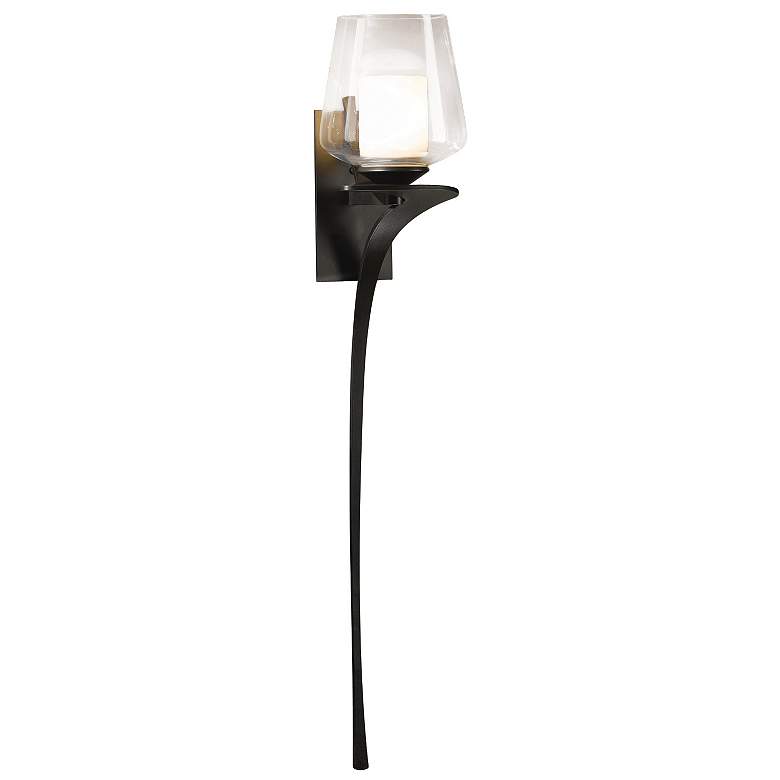 Image 1 Hubbardton Forge Antasia Smoke Left 26 1/2 inch High Wall Sconce