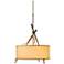 Hubbardton Forge Arbo 24" Wide Drum Shade Pendant Light