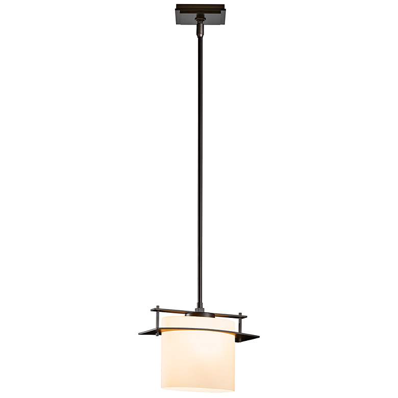 Image 3 Hubbardton Forge Arc Ellipse 13"W Dark Smoke Pendant Light more views
