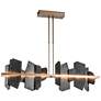 2_Hubbardton Forge Ardesia 52"W Soft Gold LED Linear Pendant more views