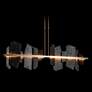 3_Hubbardton Forge Ardesia 52"W Soft Gold LED Linear Pendant more views