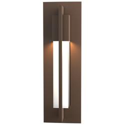 Hubbardton Forge Axis 15"H Coastal Bronze Outdoor Wall Light