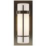 Hubbardton Forge Banded 12"H Oil-Rubbed Bronze Wall Sconce