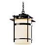 Hubbardton Forge Banded 22" High Outdoor Hanging Light
