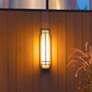 1_Hubbardton Forge Banded 22" High Outdoor Hanging Light