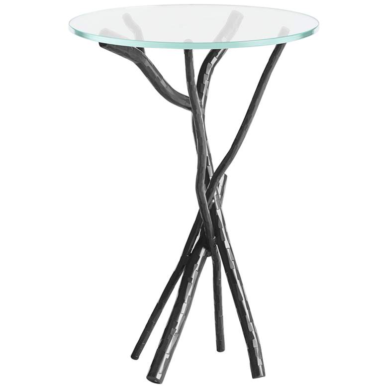 Image 2 Hubbardton Forge Brindille 18" Wide Black Accent Table