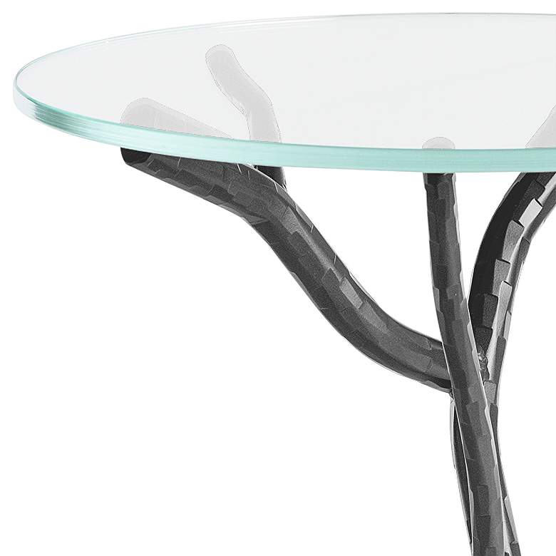 Image 3 Hubbardton Forge Brindille 18" Wide Black Accent Table more views