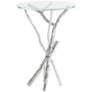 Hubbardton Forge Brindille 18" Wide Sterling Accent Table
