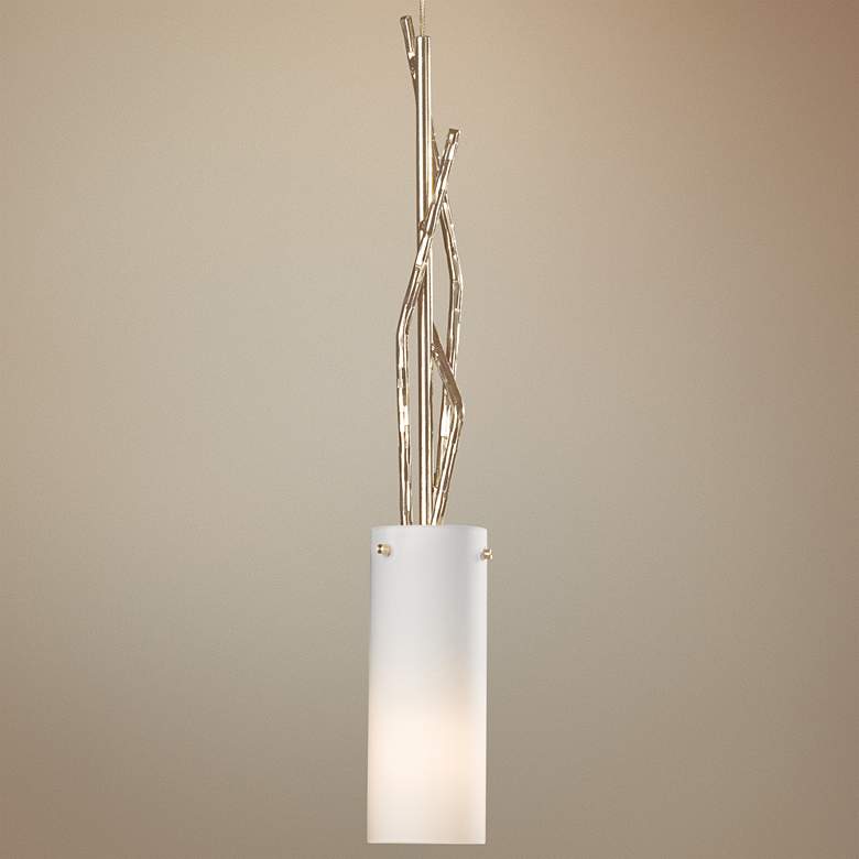 Image 1 Hubbardton Forge Brindille 21" High Soft Gold Mini Pendant