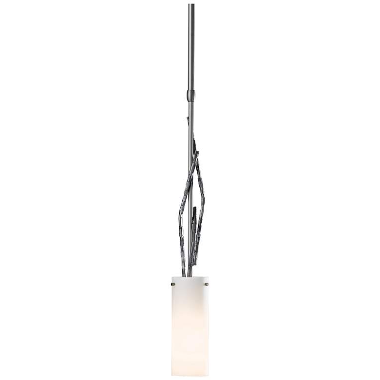 Image 1 Hubbardton Forge Brindille 3 1/2" Wide Steel Mini Pendant