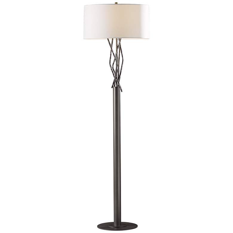 Image 1 Hubbardton Forge Brindille 60 3/4" Bronze Floor Lamp