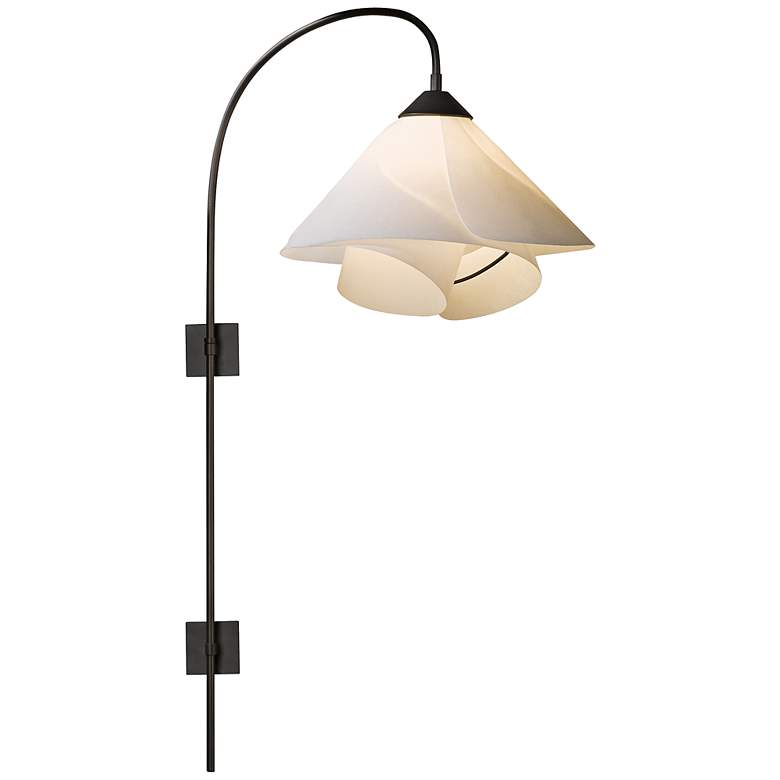 Image 1 Hubbardton Forge Bronze Pin-Up Swing Arm Wall Lamp