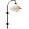 Hubbardton Forge Bronze Pin-Up Swing Arm Wall Lamp
