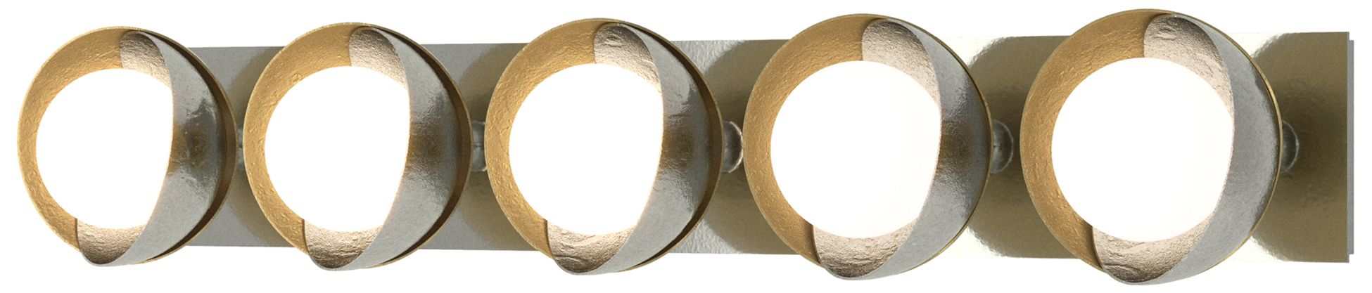Hubbardton Forge Brooklyn 5-Light Modern Brass Bath Light Made to Order