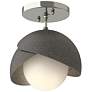 Hubbardton Forge Brooklyn 6" Wide Double Shade Modern Ceiling Light
