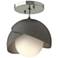 Hubbardton Forge Brooklyn 6" Wide Double Shade Modern Ceiling Light