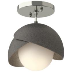 Hubbardton Forge Brooklyn 6&quot; Wide Double Shade Modern Ceiling Light