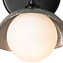 2_Hubbardton Forge Brooklyn 8" High Black Wall Sconce more views