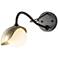 Hubbardton Forge Brooklyn 9 1/2" High Black Wall Sconce