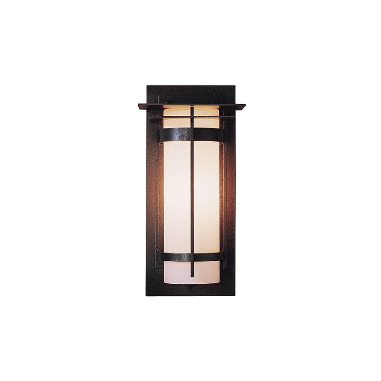 Image 2 Hubbardton Forge Capped Banded 16 1/4" High Wall Light