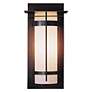 Hubbardton Forge Capped Banded 16 1/4" High Wall Light in scene