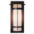 Hubbardton Forge Capped Banded 16 1/4" High Wall Light