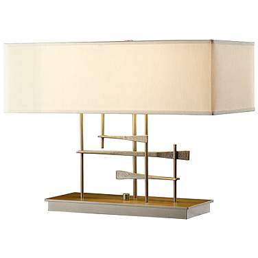 Hubbardton Forge Cavaletti 15 1/2" High Dark Smoke Modern Table Lamp