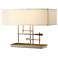 Hubbardton Forge Cavaletti 15 1/2" High Dark Smoke Modern Table Lamp