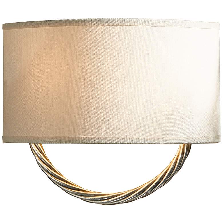Image 1 Hubbardton Forge Cavo 9 inch High Vintage Platinum Wall Sconce