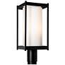 1_Hubbardton Forge Cela 18 1/2" High Black Outdoor Post Light