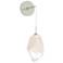 Hubbardton Forge Chrysalis 11 1/2"H Sterling LED Wall Sconce