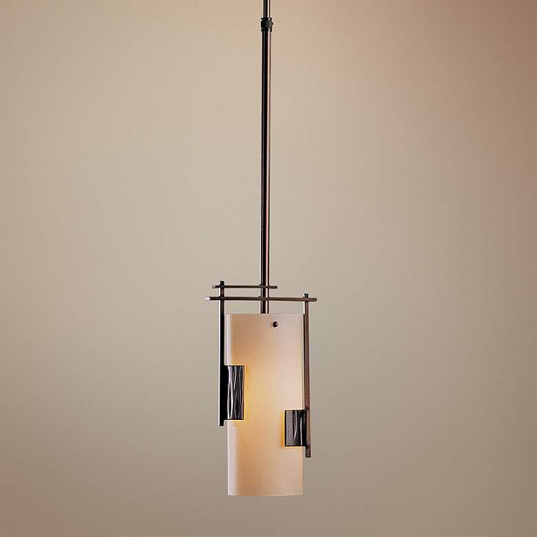 Image 1 Hubbardton Forge Contemporary Bronze 6 inch Wide Mini Pendant