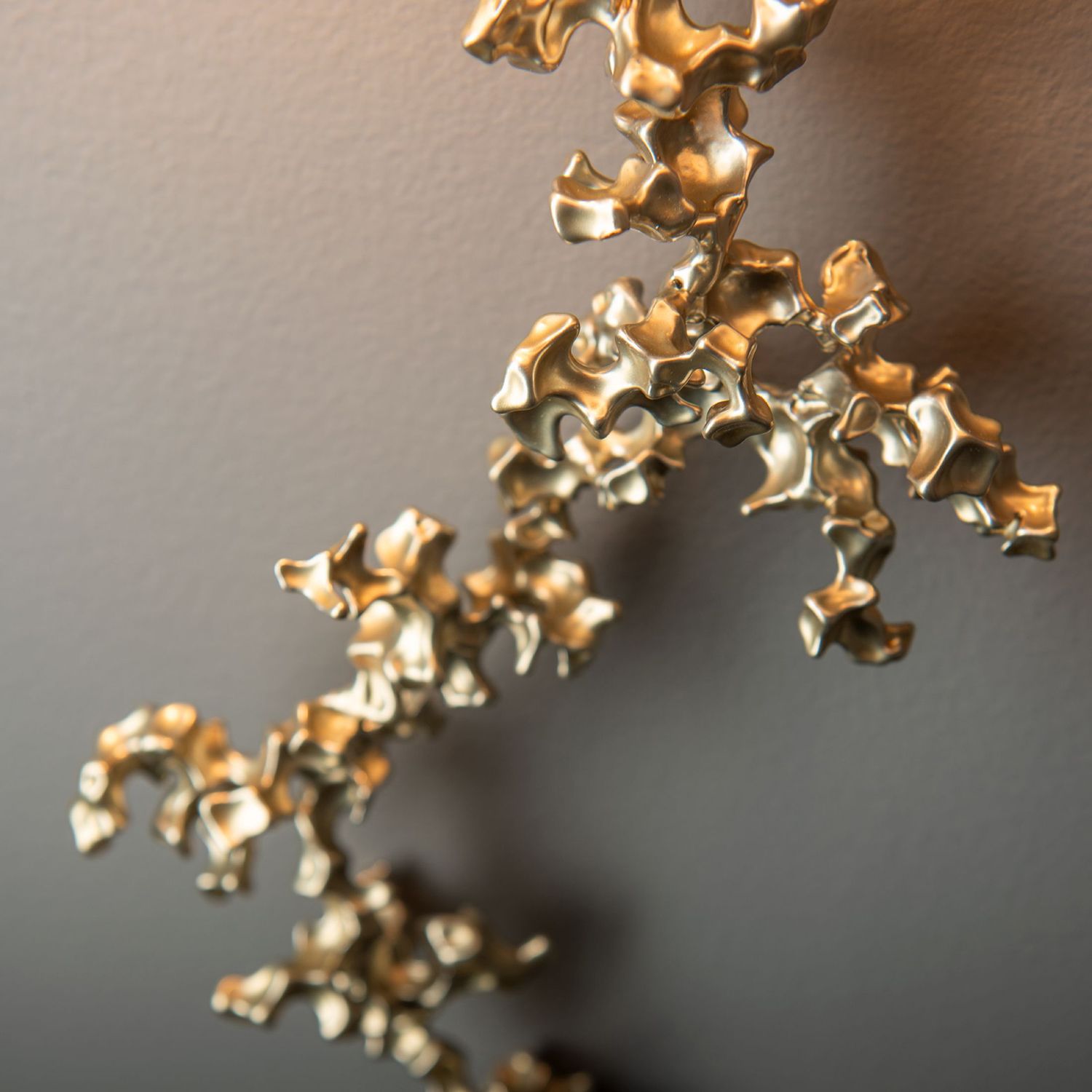 Image 6 Hubbardton Forge Coral 22 1/2" High Modern Coastal Brass Wall Sconce more views