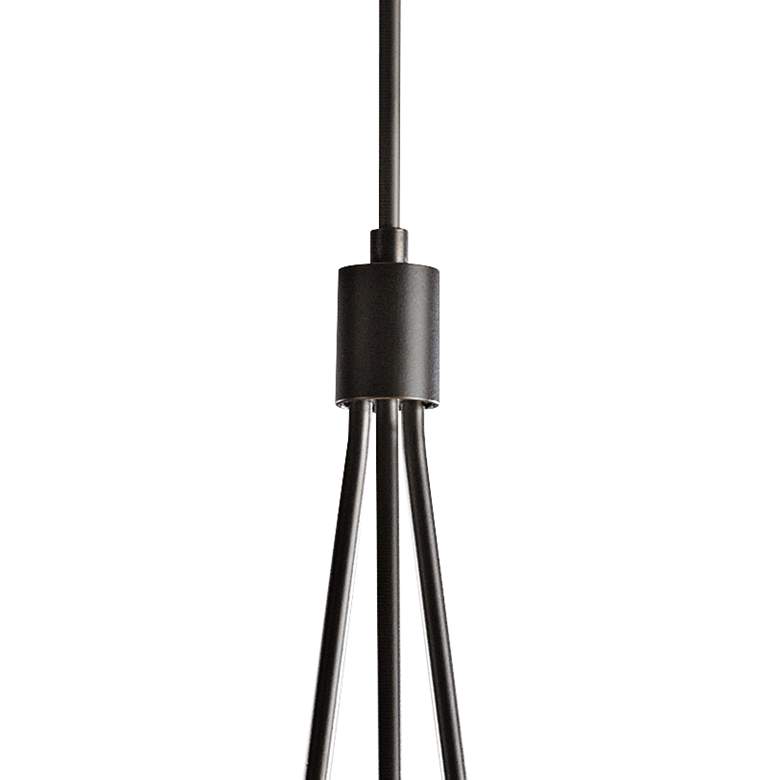 Image 4 Hubbardton Forge Corona 35 inchW Smoke 6-Light Chandelier more views