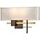 Hubbardton Forge Cosmo 11 1/2" High Bronze Wall Sconce