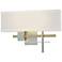 Hubbardton Forge Cosmo 16 1/2" Gold and Vintage Platinum Wall Sconce