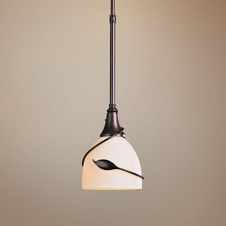 Image 1 Hubbardton Forge Dark Smoke Vine and Leaf Pendant Chandelier