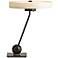 Hubbardton Forge Disq Dark Smoke LED Table Lamp