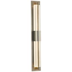 Hubbardton Forge Double Axis 38" High Steel LED Wall Light