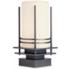 Hubbardton Forge Double Banded 13" High Outdoor Pier Light