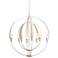 Hubbardton Forge Double-Cirque 25 1/2"W White Chandelier