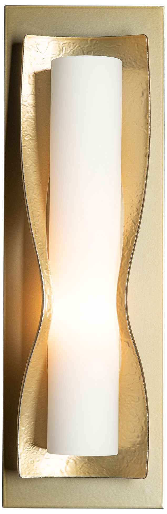 Image 2 Hubbardton Forge Dune 15 1/2" High Modern Brass Wall Sconce