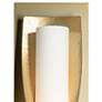 3_Hubbardton Forge Dune 15 1/2" High Modern Brass Wall Sconce more views