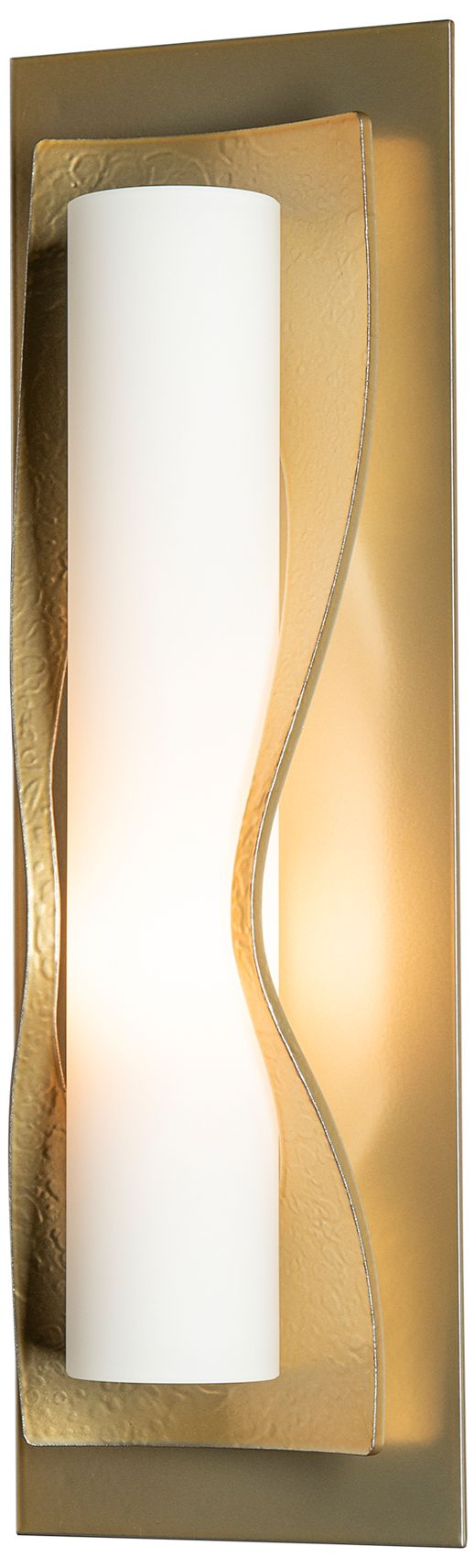 Image 4 Hubbardton Forge Dune 15 1/2" High Modern Brass Wall Sconce more views